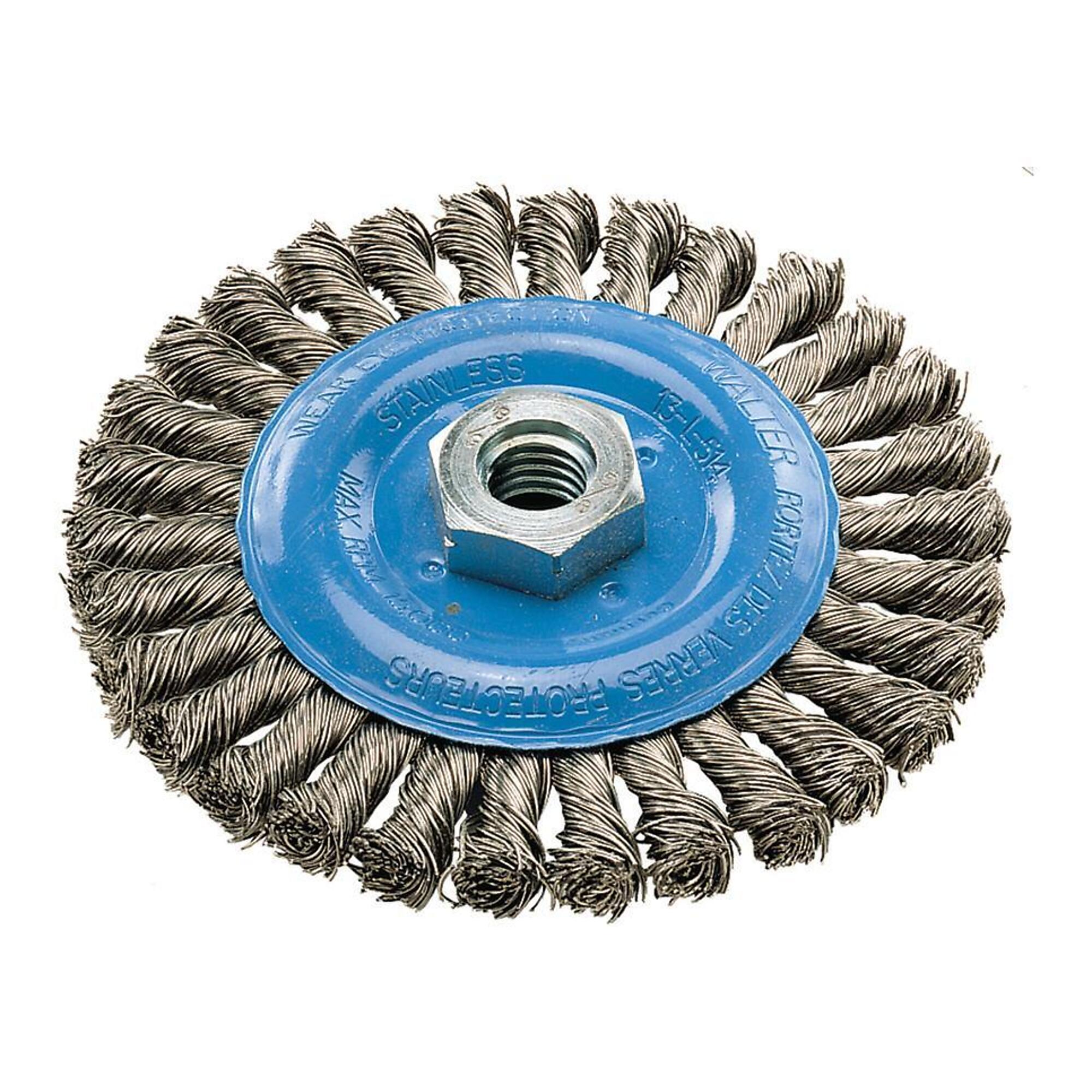 Walter Knot Brush — 5in. x 3/8in. x 5/8in., Stainless Steel, Model# 13L514